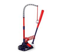 Wswqop Set da Baseball con Lanciatore Multicolore Battitore a Pratico Giocattolo Sportivo per Giardino, color to 2, style to 2