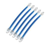Wswqop Set di 5 Smorzatori in Silicone per Racchette da Tennis, per Ridurre Le Vibrazioni, per Uomini, Adulti E Donne, Blu