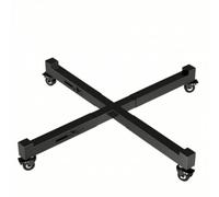 Wswqop Sottovaso con Ruote Basso Profilo | Supporto per Piante con Ruote Piroettanti, Resistente, Casa, Terrazzo