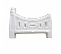 Wswqop Stampo per Recinzione per Separatore Giardino per Blocco Aiuole per Confine Cementizio con Design Innovativo Adatto Percorsi Spazi Fioriti, Grande 5-Fori