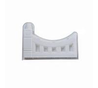 Wswqop Stampo per Recinzione per Separatore Giardino per Blocco Aiuole per Confine Cementizio con Design Innovativo Adatto Percorsi Spazi Fioriti, 5-Fori A