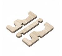 Wswqop Stand per Tavola di Equilibrio Supporto Espositore Base Poggia Board Rastrelliera Minimal Legno Dall’estetica Calda Incastro Che Sostiene Piatte E