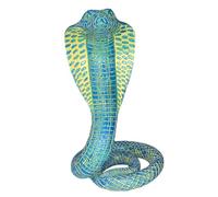 Wswqop Statua di Serpente con Segno Zodiacale Cinese, Scultura in Resina, Decorazione per La Casa, Statuina di Serpente, per Inaugurazione, Blu