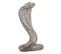 Wswqop Statua di Serpente con Segno Zodiacale Cinese, Scultura in Resina, Decorazione per La Casa, Statuina di Serpente, per Inaugurazione, Grigio