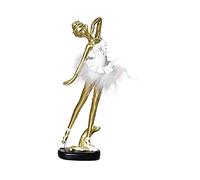 Wswqop Statuetta di Ballerina in Resina, Opera d'Arte per Decorare Casa, Ufficio E Ingresso, Stile a