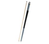 Wswqop Stecca da Biliardo Professionale in Legno con Puntale 13 Mm Divisa in Due Parti Connessione Solida Progettata per Colpi Potenti Adatta per Uomini E Do, Grigio