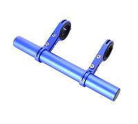 Wswqop Supporto per Torcia da Manubrio per Bicicletta, in Lega Solida, Facile Installazione per Ciclisti, per Il Tempo Libero E Il Cicloturismo Urbano, Blu