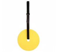Wswqop Training Target Bersaglio Calcio Dischetto Obiettivo Allenamento Mirino Porta Regolabile E Nylon con Montaggio Rapido E Trasporto Facile Adatto per, Giallo