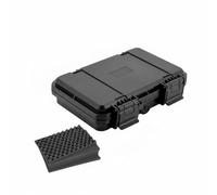 Wswqop Valigetta Porta Attrezzi Impermeabile Stagna Resistente Urti Scatola Protettiva per Strumenti con Chiusure Resistenti E Struttura Rinforzata con, JSJM1409 Nero Con Spugna