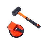 Wswqop Ventose per Sollevare Il Vetro con Un Martello, Pratiche per Vinile E