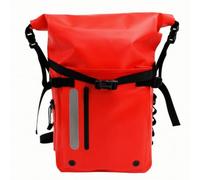 Wswqop Zaino Impermeabile con Apertura a Rotolo Resistente Sacca Stagna con Apertura a Rotolo Leggero Borsa da Snorkeling per Nuotatori, Viaggi Attivi, Rosso, 30L