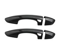 WSX5FC Decorativa Maniglia Esterna Dell'auto Accessorio Esterno Per Auto Per Maniglie Delle Porte Con Stampa In Fibra Di Carbonio Per Mustang Per Modelli Dal 2015 Al 2022, Confezione Da Due