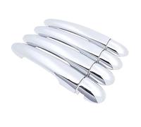 WSX5FC Decorativa Maniglia Esterna Dell'auto Auto Maniglia Della Porta Coperture Per Megane II MK2 2003~2007 2008 Imitazione In Fibra Di Carbonio O Chrome Adesivi Per Accessori