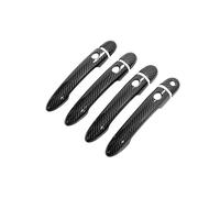 WSX5FC Decorativa Maniglia Esterna Dell'auto Auto Maniglia Della Porta Coperture Per Megane II MK2 2003~2007 2008 Imitazione In Fibra Di Carbonio O Chrome Adesivi Per Accessori