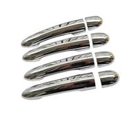 WSX5FC Decorativa Maniglia Esterna Dell'auto Copertura Cromata Per Maniglia Della Porta, Rivestimento In Plastica ABS, Imitazione Fibra Di Carbonio Per Clio 3 Iii Mk3, Accessori Per Auto, 8 Pezzi