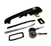 WSX5FC Decorativa Maniglia Esterna Dell'auto Maniglia Per Porta Esterna Nera Da 1 O 2 4 Pezzi Per Caddy I Per Derby II Mk1 Mk2 Per Scirocco Per Santana