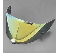 WSYLJX Visiera Casco Moto per HJC Lens Rpha11 Rpha70 Venom Clown 1/2/3/4, Placcatura delle Lenti con Protezione UV, Visiera per Casco per Moto Sostituzione,Normal-H Leaf Gold