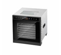 Wsymxuo Essiccatore Cibo 400W Temperatura Regolabile Deidratatore Compatto Luce Interna Disidratatore Alimentare, 8 Strati Con Finestra, Touch, Doppio Strato
