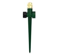 Wsymxuo Irrigation Spray Nozzle Irrigatore Giardino Spruzzatore Irrigazione Ugello Spruzzo Testina Ottone con Punta a Terra Regolazione Laterale per Spruzzo, Verde Scuro