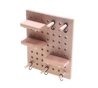 Wsymxuo Miniature Display Board Pannello Perforato Bacheca Pannello Espositivo Mensole Compatto E Leggero 8x10cm per Disporre Piccoli Utensili in Case Delle