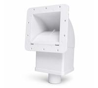 Wsymxuo Skimmer da Parete Universale Skimmer con Deflettore Resistente Bocchetta di Sfioro per Insttori