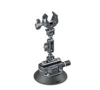 Wsymxuo Supporto a Ventosa con Braccio Aspirazione Supporto con Braccio Snodabile Articolato per Videografo, Auto, Parabrezza, Ventosa Da 4,5 Pollici + Braccio Magico + Morsetto A Pinza
