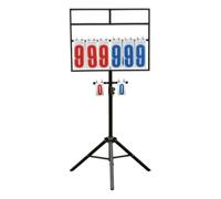 Wsymxuo Tabellone Segnapunti con Treppiede Regolabile Tabellone Segnapunti Stabile Supporto per Responsabili Dell'incontro, Palestre