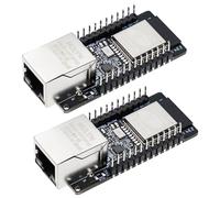 WT32-ETH01 Da seriale a Ethernet incorporato RUIZHI 2 Pezzi Modulo MCU Modulo wireless ESP32 con Bluetooth + WiFi Compatibile con Arduino