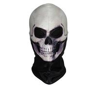 WTACTFUL Passamontagna 3D con scheletro spaventoso e fantasma, per cosplay, feste di Halloween, sci, snowboard, ciclismo, motociclismo, attività sportive all'aria aperta, elastico, sottile, MR01