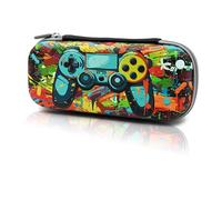 WtallasiSei Astuccio per matite da gioco, con cerniera, multi custodia, organizer da scrivania, per ragazzi e ragazze, scuola, ufficio