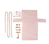 WTAXBH Fogli di Tela a Rete di Plastica Set di 1 Maglia ausiliaria in plastica for, Kit for Borsa Artigianale, Materiali for, a Mano, a Tracolla, Copertura in Rete, Accessori for Borse(Color-09)