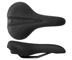 WTB Comfort Sella Acciaio Barre Nero Ampio Ibrida City Ciclista Bici da Strada