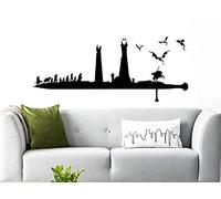 WTD - Adesivo da parete con spada LOTR Decor Silhouette Signore degli Anelli, motivo: Signore degli Anelli, regalo per camera da letto dei ragazzi NN65