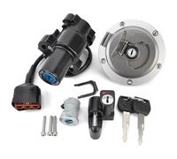 WTDGUFQQ Blocco Accensione Compatibile con CRF250 per CRF250RL per Rally 2017 2018 2019 2020 Interruttore di Accensione per Moto Tappo del Carburante con 2 Chiavi 35010-KZZ-J00