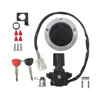 WTDGUFQQ Blocco Accensione Compatibile con ZX1000, per Z1000SX 2011-2016, per ZX636, per Ninja, per ZX6R 2013-2018, Interruttore Accensione per Moto, Tappo Serbatoio, Blocco 27048-5024 27048-5023