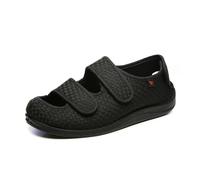 WTDXSPS Scarpe per diabetici Extra Larghe, Calzature Unisex per Piedi gonfi per l'artrite, Sandali per diabetici Uomo Donna, Punta Rotonda Traspirante Comodo Facile da Chiudere(43 EU)