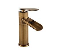 WTEPNQQDI Rubinetto for lavabo da Bagno Rubinetti for for con Maniglia Singola a Un Foro for retrò Nero for for Foro Singolo,Antico B(Antique A)