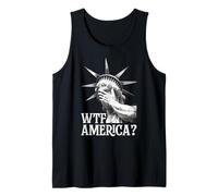 WTF America Statua della Libertà Cry Canotta