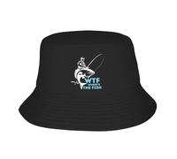 WTF Dov'è Il Cappello a Secchio di Pesce Cappellini da Pescatore Hawaii per Cappelli Unisex per la Pesca Casual Cappelli con Crema Solare con Un Cappuccio Piegato Morbido