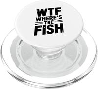 WTF Dov'è il pesce Passione di pesca divertente PopSockets PopGrip per MagSafe
