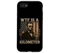 WTF è un chilometro Abraham Lincoln 4 luglio bandiera americana Custodia per iPhone SE (2020) / 7 / 8