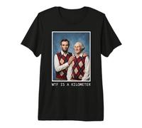 WTF è Un chilometro Abraham Lincoln George Washington Maglietta Premium