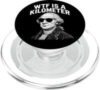 WTF è un chilometro divertente 4 luglio Thomas Jefferson PopSockets PopGrip per MagSafe