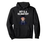 WTF È Un KILOMETRO Abraham Lincoln Cyborg Robot Felpa con Cappuccio