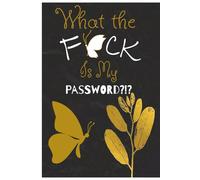 WTF Is My Password?!?: Notebook Journal
