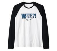 WTF Where's The Finish Line Funny Running Design Maglia con Maniche Raglan