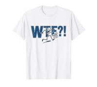 WTF Where's The Finish Line Funny Running Design Maglietta