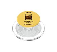 WTF Whiskey Time Finalmente Bevitore Bourbon PopSockets PopGrip per MagSafe
