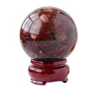 WTGYxfdhDT Sfera di Cristallo Quarzo Rosso Naturale Pietra(40~45mm)