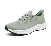 Wtharosa Scarpe Running Uomo per Collo Piede Alto Mesh Traspirante Larghezza Regolabile Leggere Suola Eva Ammortizzata,Verde,40 EU